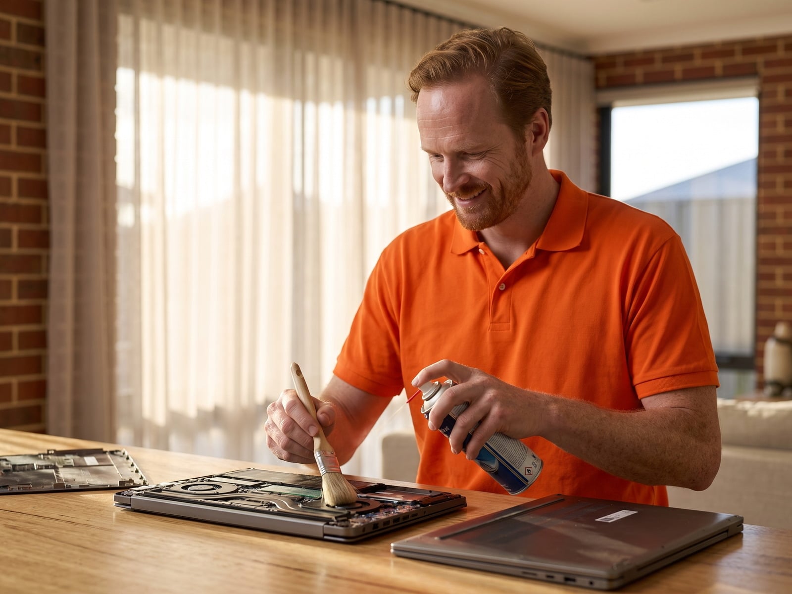 Internal computer cleaning to fix overheating, Melbourne